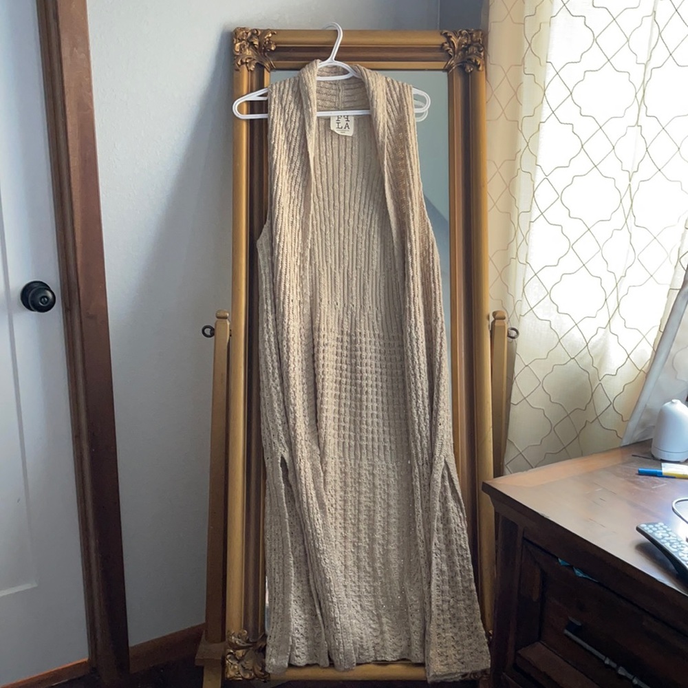 PPLA sleeveless duster